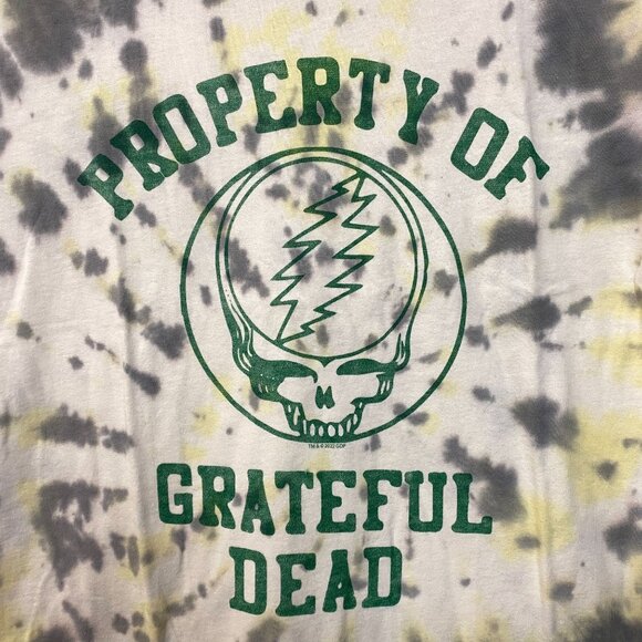 The Grateful Dead Steal Your Face “Property of Grateful Dead” Rock Band Tie Dye - Picture 2 of 4